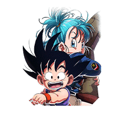 El dúo dorado original] Goku (niño) y Bulma (niña) | Dokkan Info!
