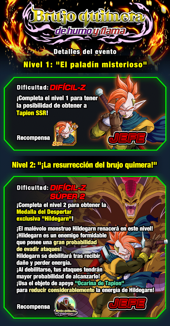 Brujo quimera de humo y flama Dokkan Info